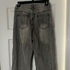 Black Ripped Baggy Jeans